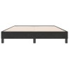 Cadre de lit sans matelas noir 140x220 cm velours 