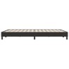 Cadre de lit sans matelas noir 140x220 cm velours 