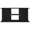 Support d'aquarium chêne noir 121x41x58 cm bois d'ingénierie 