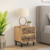 Table de chevet 40x33x46 cm Bois de manguier solide   