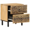Table de chevet 40x33x46 cm Bois de manguier solide   