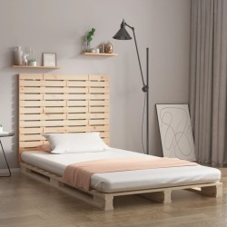 Tête de lit murale 141x3x91,5 cm Bois massif de pin 