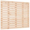 Tête de lit murale 141x3x91,5 cm Bois massif de pin 