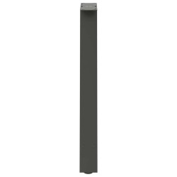 Pieds de table à manger en forme de A 2 pièces Anthracite 50 x (72-73) cm Acier 