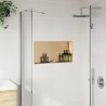 Niche de douche doré brossé 62x32x9 cm acier inoxydable 