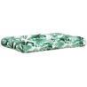 Coussins de palette lot de 3 motif de feuilles tissu 