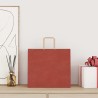 Sacs en papier 250 pcs avec poignées rouge 32x22x28 cm 