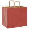 Sacs en papier 250 pcs avec poignées rouge 32x22x28 cm 