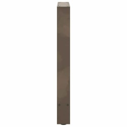 Pieds de table à manger en acier naturel 2 pièces 50 x (72-73) cm Acier 