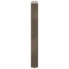 Pieds de table à manger en acier naturel 2 pièces 50 x (72-73) cm Acier 