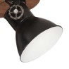 Plafonnier industriel 25 W Noir 42x27 cm E27 