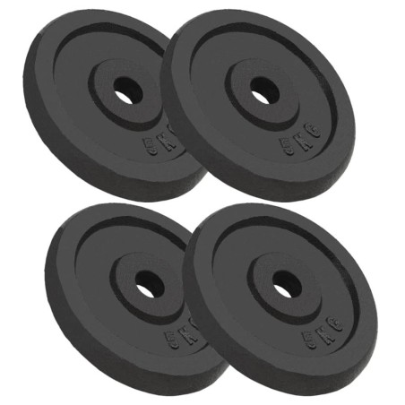 Plaque de poids 4 pcs 4x5 kg Fonte 