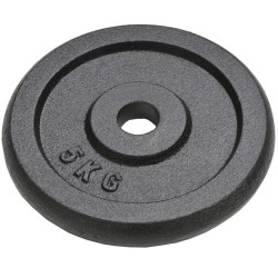 Plaque de poids 4 pcs 4x5 kg Fonte 