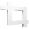 Ensemble de meuble TV 9 pcs Blanc Bois d'ingénierie 