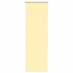 Store enrouleur occultant jaune largeur du tissu 50,7 cm 