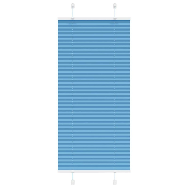 Store plissé bleu 55x100 cm largeur du tissu 54,4 cm polyester 
