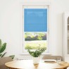 Store plissé bleu 55x100 cm largeur du tissu 54,4 cm polyester 