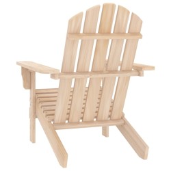 Chaise de jardin Adirondack bois de sapin massif 