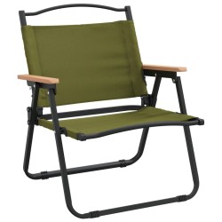 Chaises de camping lot de 2 Vert 54x43x59 cm Tissu Oxford 