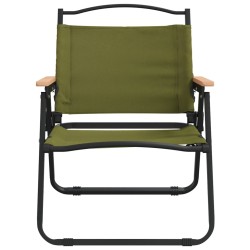 Chaises de camping lot de 2 Vert 54x43x59 cm Tissu Oxford 