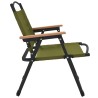 Chaises de camping lot de 2 Vert 54x43x59 cm Tissu Oxford 