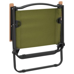 Chaises de camping lot de 2 Vert 54x43x59 cm Tissu Oxford 