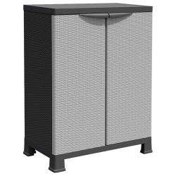 Armoire en plastique 68x39x92 cm Design de rotin 
