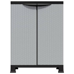 Armoire en plastique 68x39x92 cm Design de rotin 