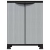 Armoire en plastique 68x39x92 cm Design de rotin 