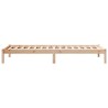 Cadre de lit extra long sans matelas 100x210 cm bois massif pin 