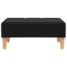Repose-pied Noir 78x56x32 cm Tissu 