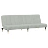 Ensemble de canapés 2 pcs gris clair velours 