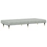 Ensemble de canapés 2 pcs gris clair velours 