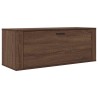 Armoire à chaussures murale Chêne marron 100x35x38 cm 