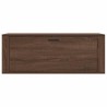 Armoire à chaussures murale Chêne marron 100x35x38 cm 