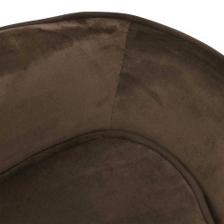 Canapé pour chien Marron 67x47x36 cm Peluche 