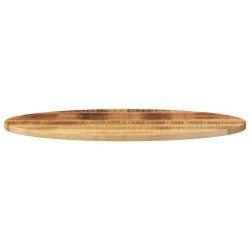 Dessus de table 110x50x3,8 cm ovale bois massif de manguier 