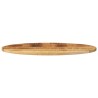 Dessus de table 110x50x3,8 cm ovale bois massif de manguier 