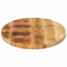Dessus de table 110x50x3,8 cm ovale bois massif de manguier 