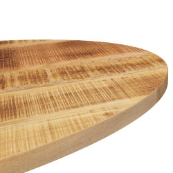 Dessus de table 110x50x3,8 cm ovale bois massif de manguier 