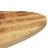 Dessus de table 110x50x3,8 cm ovale bois massif de manguier 