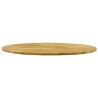 Dessus de table Bois de chêne massif Rond 23 mm 600 mm  