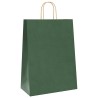 Sacs en papier 250 pcs avec poignées vert 32x17x44 cm 