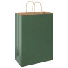 Sacs en papier 250 pcs avec poignées vert 32x17x44 cm 