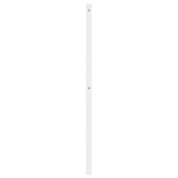 Tête de lit métal blanc 75 cm 