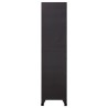 Armoire à casiers Anthracite et blanc 90x45x180 cm Acier 