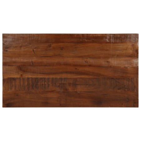 Dessus de table 120x50x2,5cm rectangulaire bois massif récupéré 