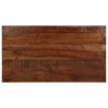 Dessus de table 120x50x2,5cm rectangulaire bois massif récupéré 