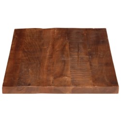 Dessus de table 120x50x2,5cm rectangulaire bois massif récupéré 