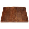 Dessus de table 120x50x2,5cm rectangulaire bois massif récupéré 